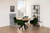 Set di 2 sedie da pranzo in velluto Felina Verde (2)