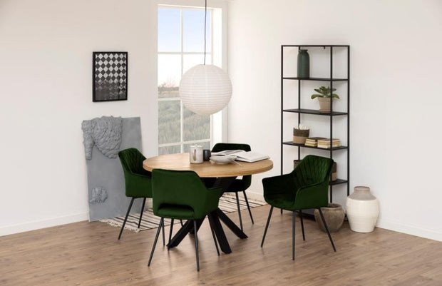 Set di 2 sedie da pranzo in velluto Felina Verde (2)