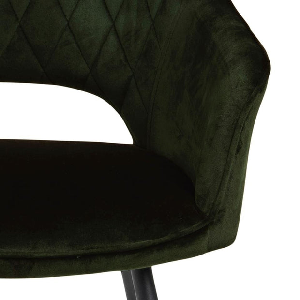 Set di 2 sedie da pranzo in velluto Felina Verde (7)