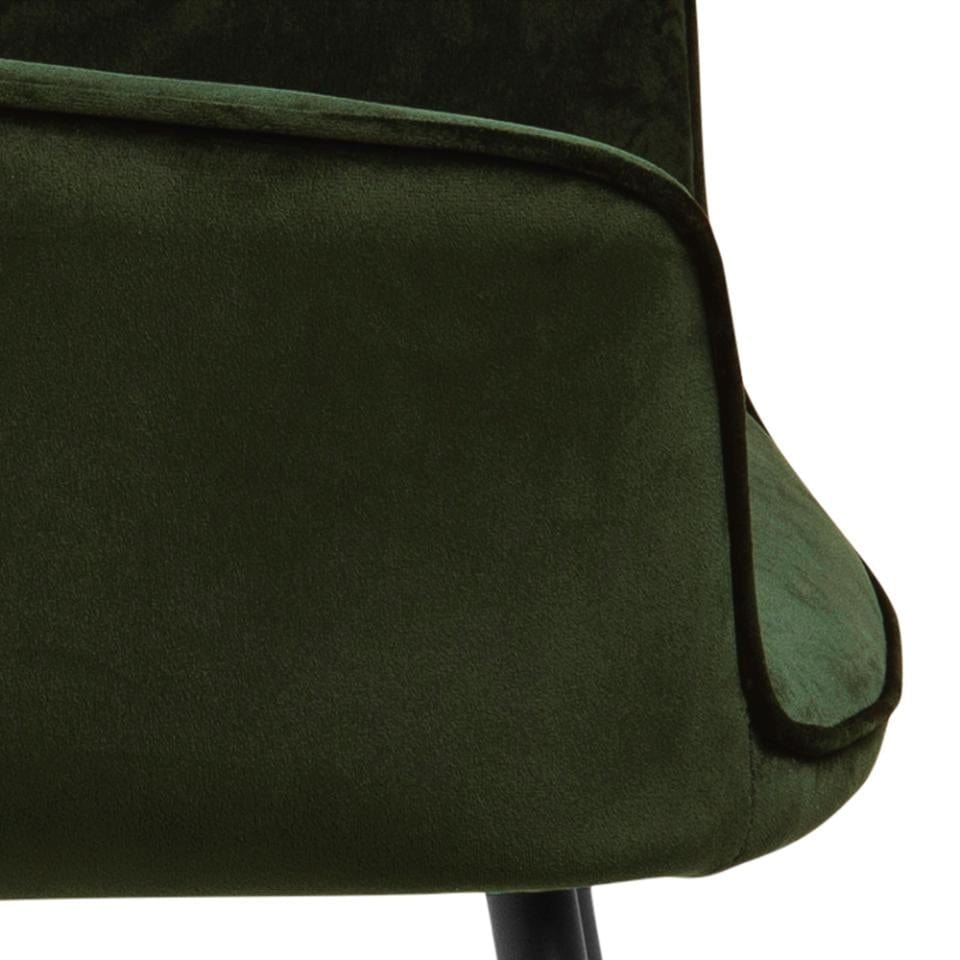 Set di 2 sedie da pranzo in velluto Felina Verde (8)
