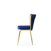 Set di 2 sedie da pranzo in velluto Kusa 142 Blu (6)