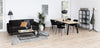 Set di 2 sedie da pranzo in velluto Limana Nero (1)
