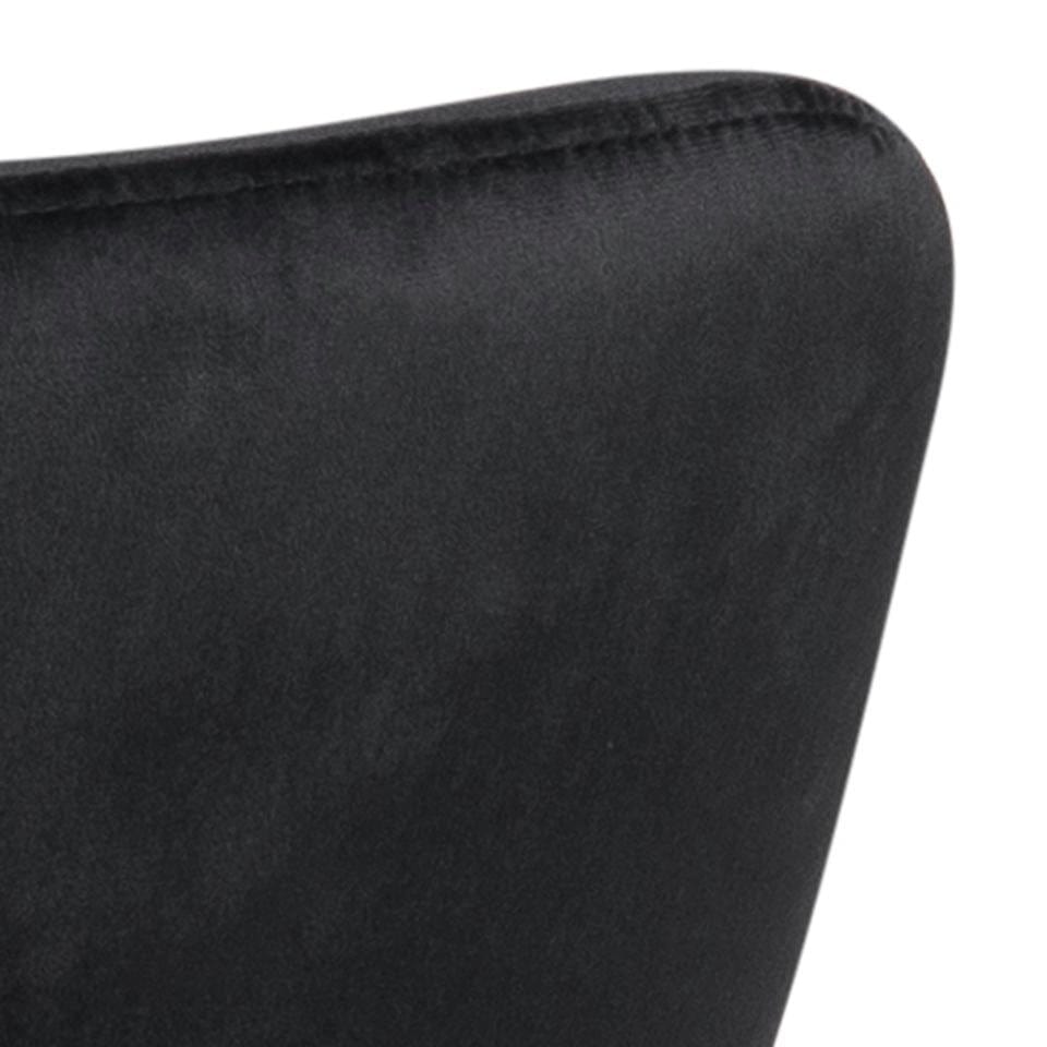 Set di 2 sedie da pranzo in velluto Limana Nero (4)