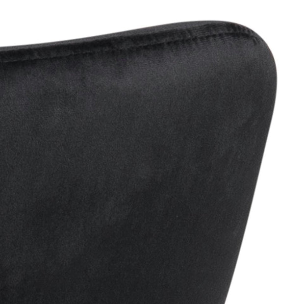 Set di 2 sedie da pranzo in velluto Limana Nero (4)