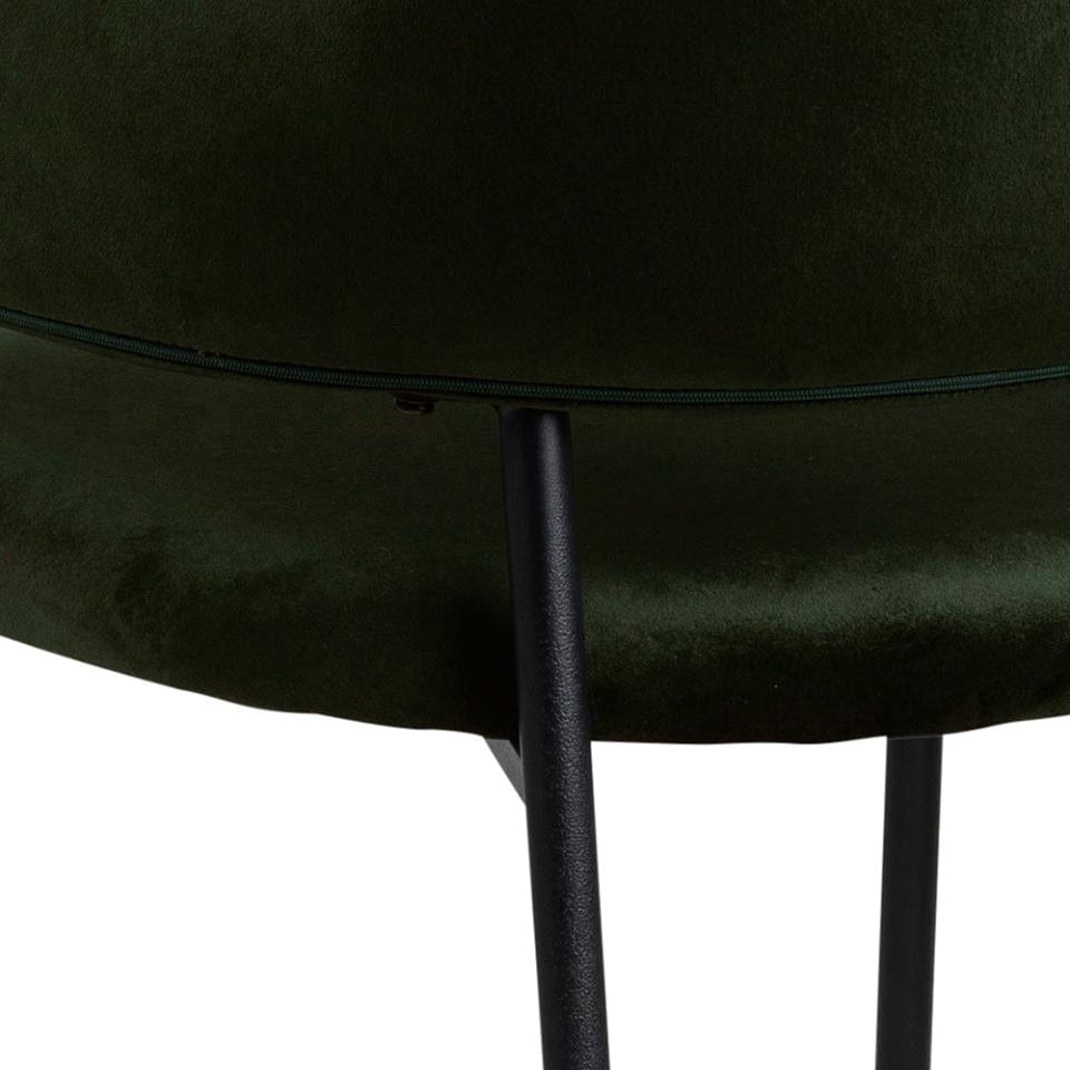 Set di 2 sedie da pranzo in velluto Limana Verde (5)