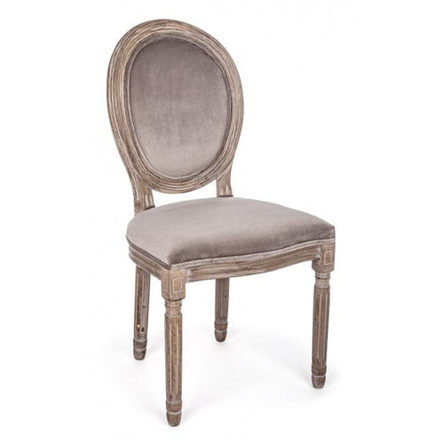 Set di 2 sedie da pranzo in velluto Mathilde Cappuccino (1)