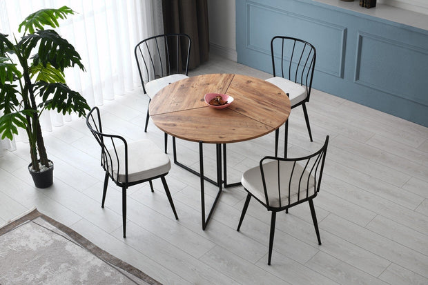 Set di 2 sedie da pranzo in velluto Yildiz 186 Grigio (2)
