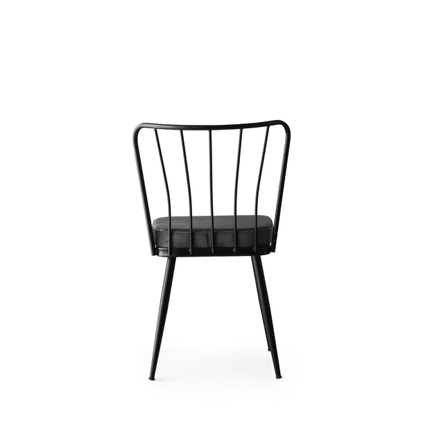 Set di 2 sedie da pranzo in velluto Yildiz 189 Grigio (3)