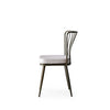 Set di 2 sedie da pranzo in velluto Yildiz 984 Grigio (4)