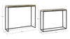 Set di 2 Tavoli Consolle Amira Antique Oro (7)