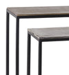 Set di 2 Tavoli Consolle Antique Ottone (3)