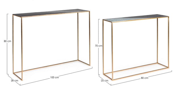 Set di 2 Tavoli Consolle Desur Multicolore (7)
