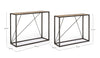 Set di 2 Tavoli Consolle Norris Naturale (6)