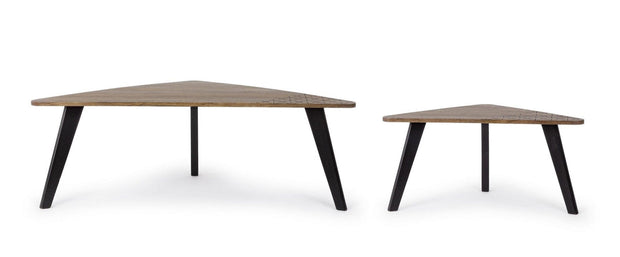 Set di 2 tavolini da caffè Emira Naturale (4)