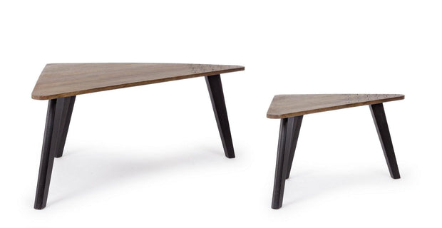 Set di 2 tavolini da caffè Emira Naturale (5)
