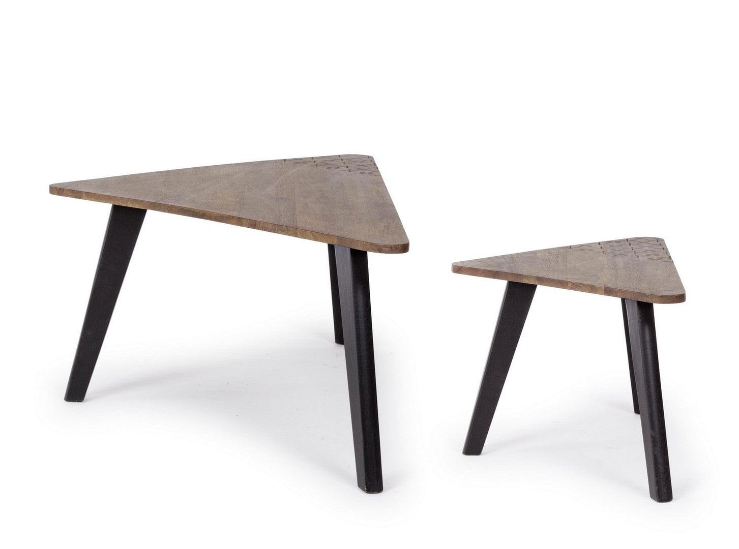 Set di 2 tavolini da caffè Emira Naturale (6)