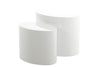 Set di 2 tavolini da caffè Mice Bianco