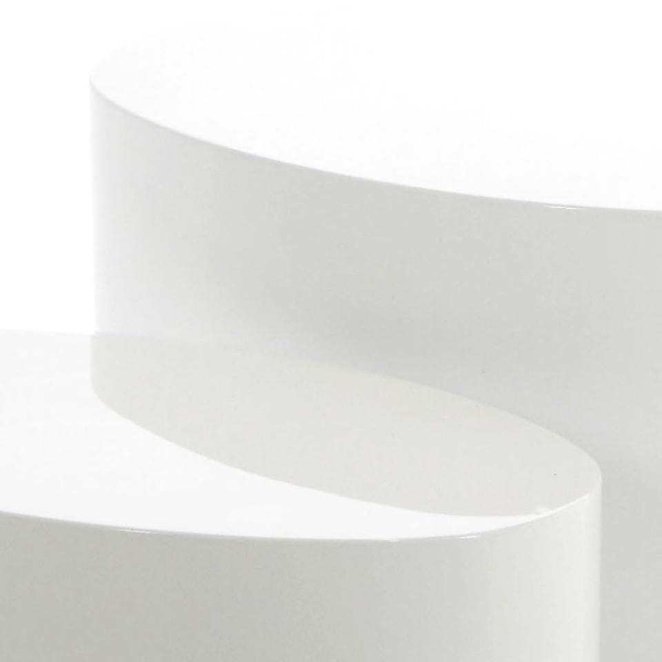 Set di 2 tavolini da caffè Mice Bianco (4)