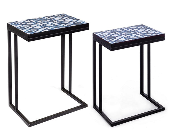 Set di 2 tavolini da caffè Neapolis A Blu (1)