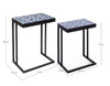 Set di 2 tavolini da caffè Neapolis A Blu (5)