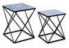 Set di 2 tavolini da caffè Neapolis Blu