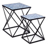Set di 2 tavolini da caffè Neapolis Blu (1)