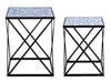 Set di 2 tavolini da caffè Neapolis Blu (2)