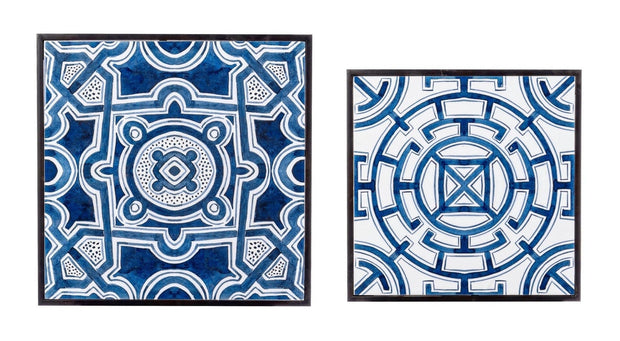 Set di 2 tavolini da caffè Neapolis Blu (3)