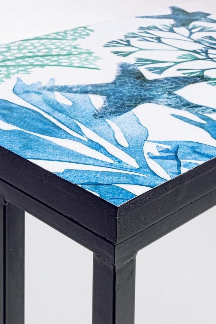 Set di 2 tavolini da caffè Reef A Multicolore (6)