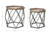 Set di 2 tavolini da caffè Smith A Hexagonal Trasparente (4)