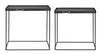 Set di 2 tavolini da caffè Zeina Rectangular Grigio (1)