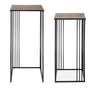 Set di 2 tavolini Elvin Alto Oro (3)