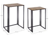 Set di 2 tavolini Elvin Oro (6)