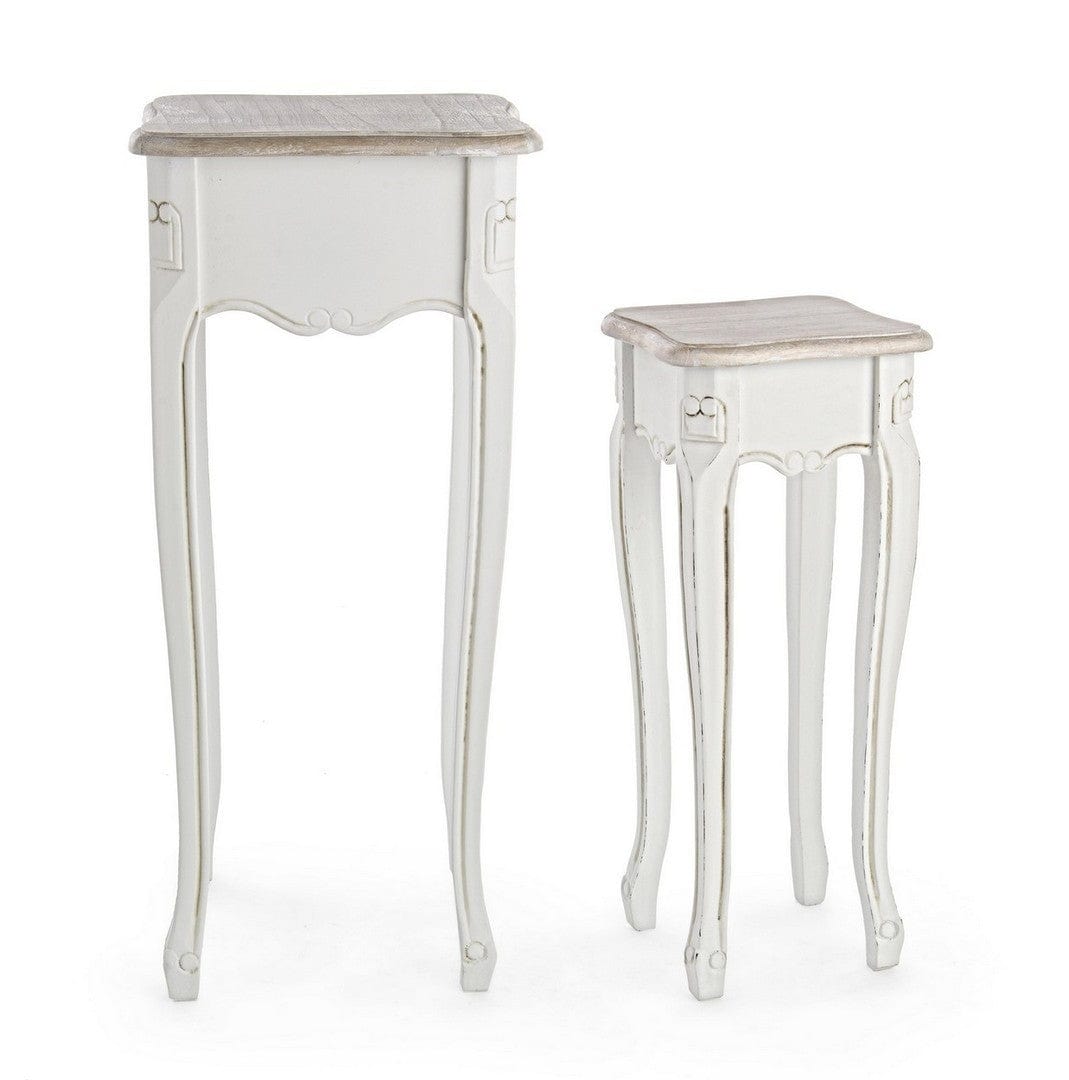 Set di 2 tavolini Justine Naturale (2)