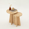 Set di 2 tavolini Mushroom Quercia (4)
