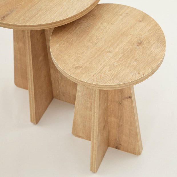 Set di 2 tavolini Mushroom Quercia (5)