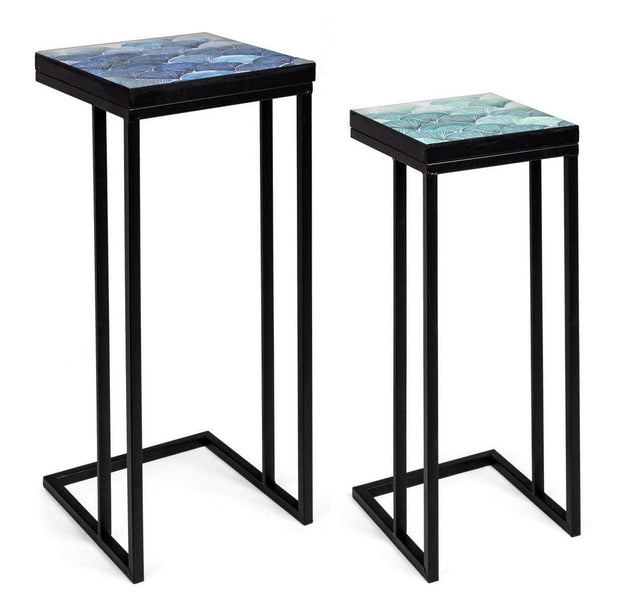 Set di 2 tavolini Reef Multicolore
