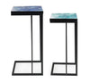 Bizzotto Set di 2 tavolini Reef Multicolore