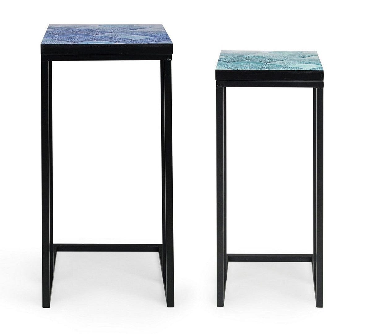 Bizzotto Set di 2 tavolini Reef Multicolore