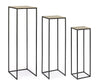 Set di 3 tavolini Amira Oro (1)