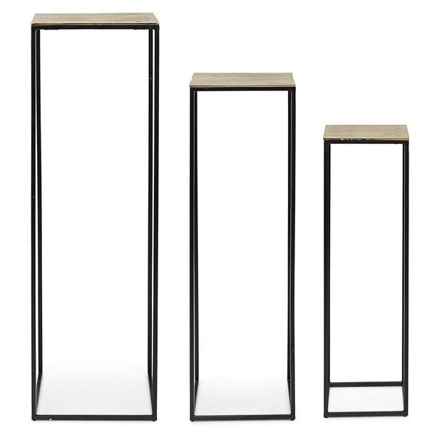 Set di 3 tavolini Amira Oro (3)