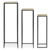 Set di 3 tavolini Amira Oro (4)
