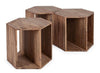 Set di 3 tavolini da caffè Kant Naturale (5)
