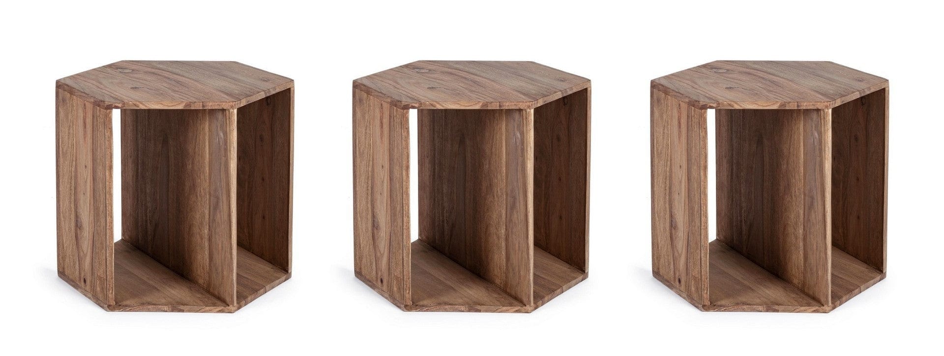 Set di 3 tavolini da caffè Kant Naturale (9)