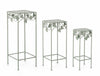 Set di 3 tavolini Harriet Verde