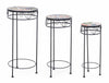Set di 3 tavolini Paloma round Multicolore