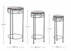 Set di 3 tavolini Paloma round Multicolore (4)