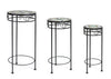 Set di 3 tavolini Positano Round Multicolore