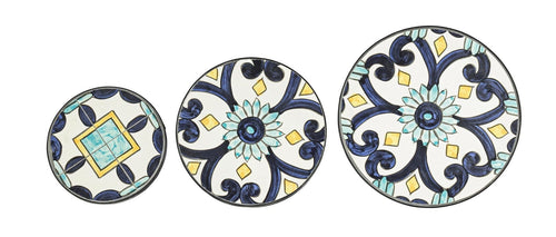Set di 3 tavolini Positano Round Multicolore (1)