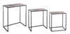 Set di 3 tavolini Tahir Rectangular Multicolore